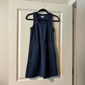 Bridge & Burn Womens Ribbed Mini Dress Size XS Navy Blue EUC